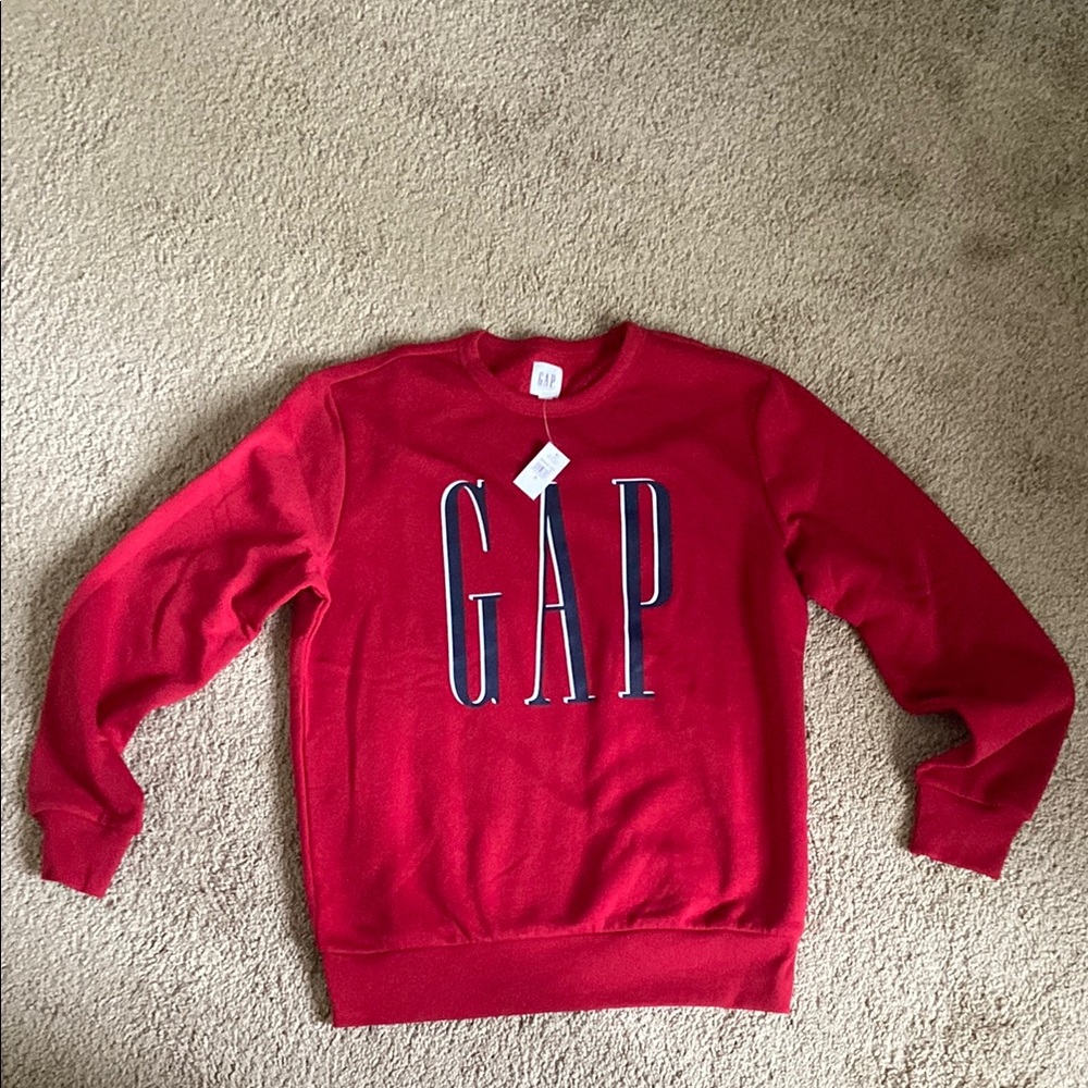 GAP Bold Red Logo Sweatshirt